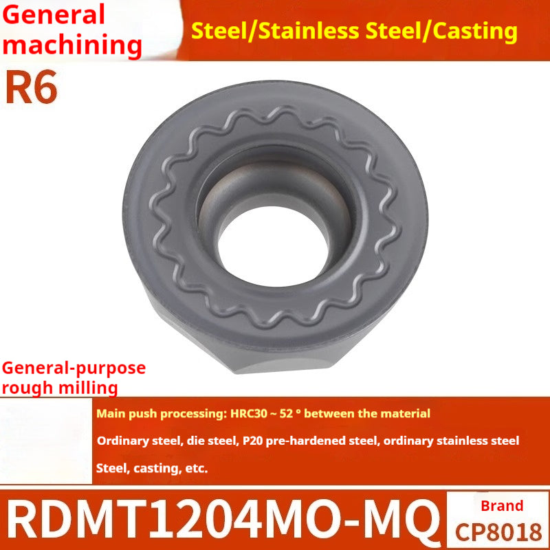 2036-CNC milling inserts, RPMW carbide R5 machining center, R4 milling machine, R6 milling inserts, RPMT round cutter cutters Shandong Denso Pricision Tools Co.,Ltd.